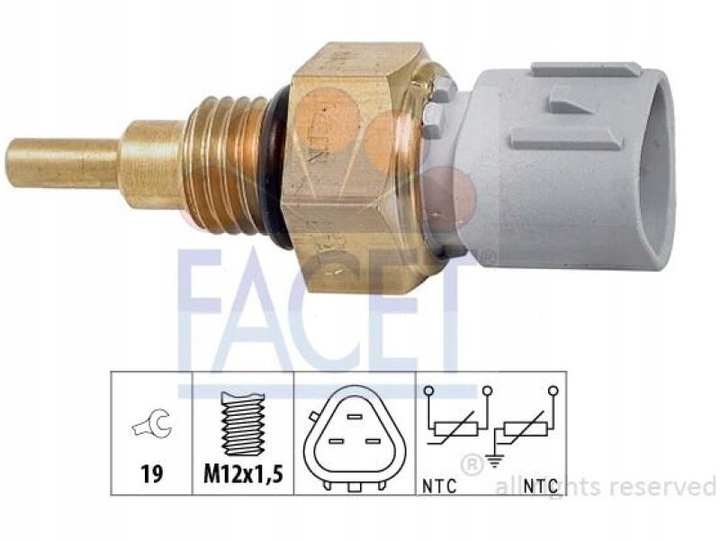 SENSOR TEMPERATURA DE AGUA MAZDA 323 P 1.5 2.0 96-98 MX-5 II 1.6 1.8 98-05 