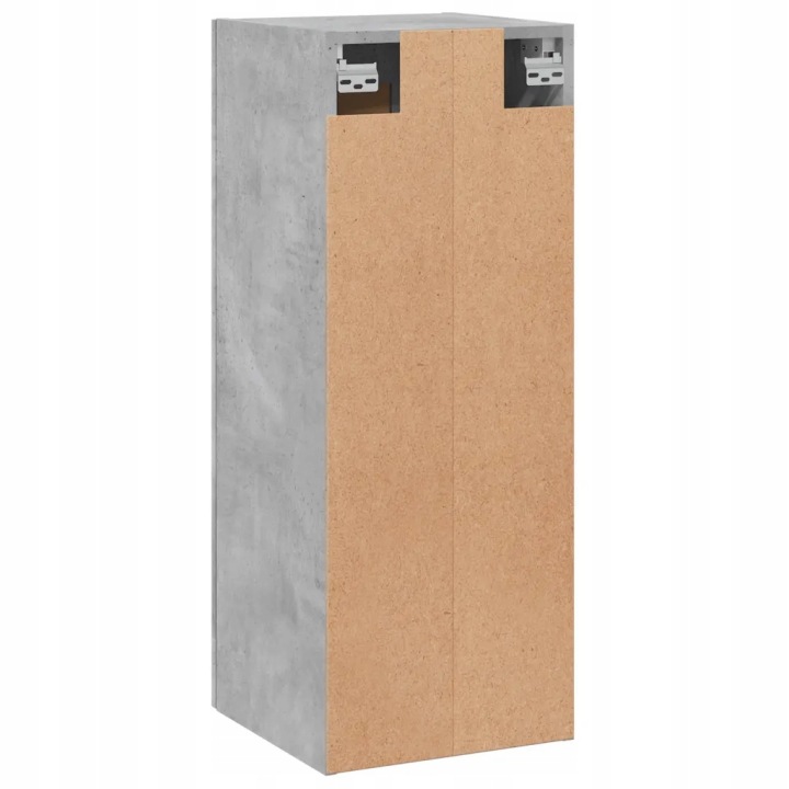 VIDAXL CASIER WISZACA, SZAROSC BÉTON 34,5X34X90 CM
