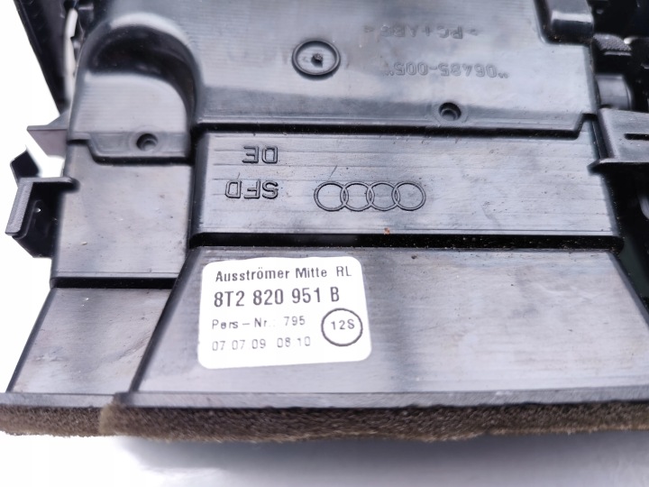 GRILLE CONDUIT D'AIR CENTRALE AUDI OE 8T2820951B