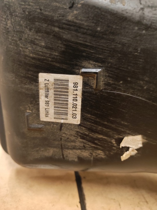 VOLANT CONDUIT D'AIR AIR GAUCHE DROIT PORSCHE CAYMAN 981 2.7B