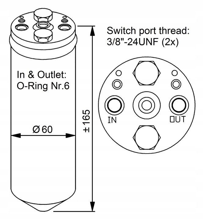 DESHUMECTADOR NRF 33125 