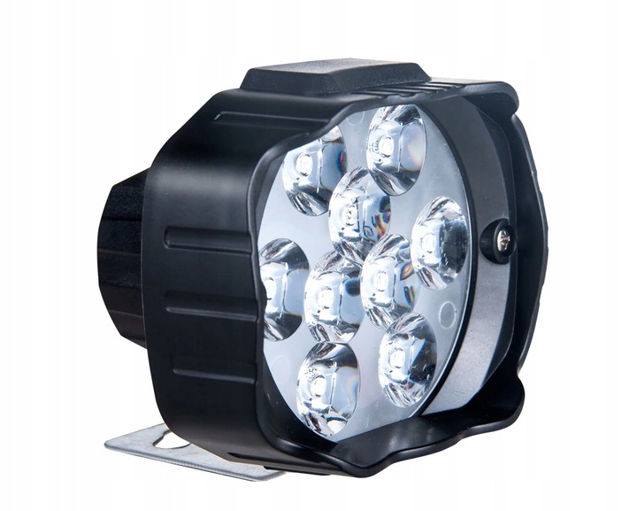 REFLEKTORIUS HALOGENAS ŽIBINTAS 9X LED MOTOCIKLAS MOTOR QUAD nuotrauka 1