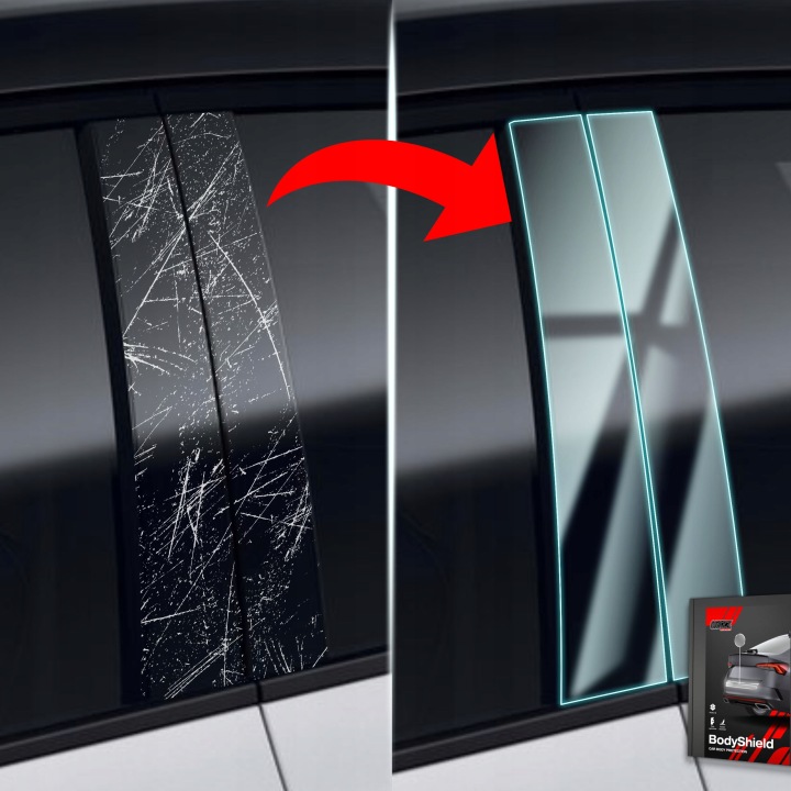12W1 FILM DÉCORATION PPF SUR COLONNES VERS LEXUS RX 350H (2022-2025)