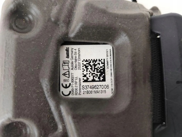 BMW 2 F44 2021 CEINTURE DE SÉCURITÉ SIÈGES ARRIÈRE