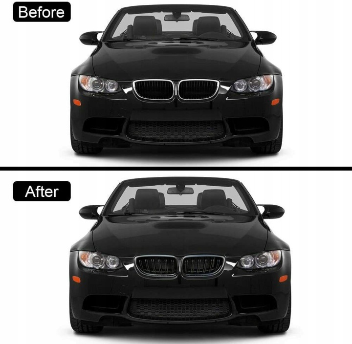 GRILLE GRILLES BMW E92 E93 06-10 BRILLANT DUAL MODULE CALANDRE DANS AVANT PARE-CHOCS