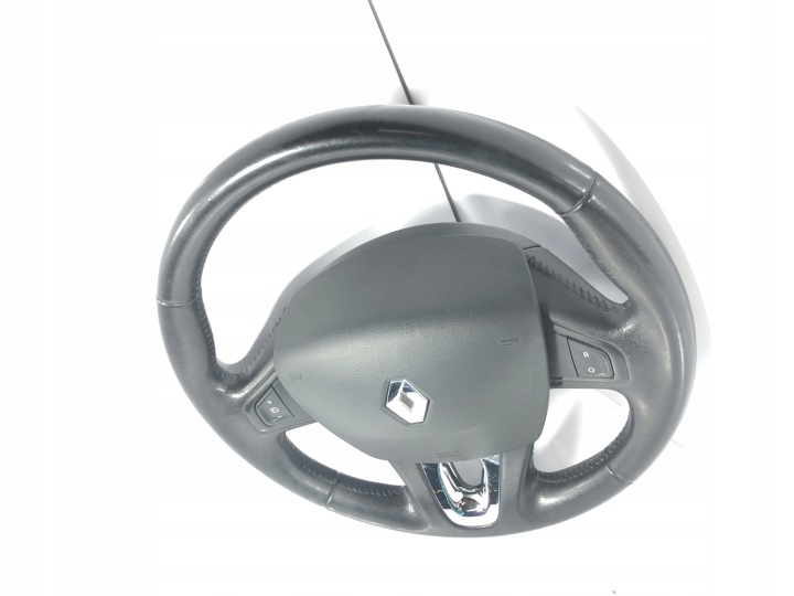 SCENIC 3 III 08-16 VOLANT CUIR AIRBAG AVEC COUSSIN OE 484005186R