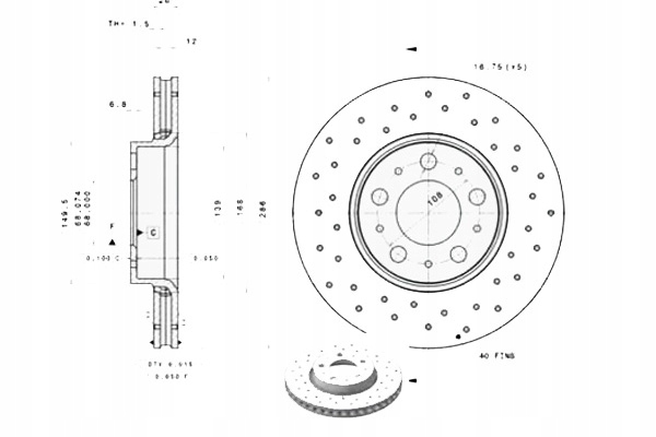 ASSORTIMENT DISQUE DE FREIN BREMBO 2495 24112601221 photo 2 - milautoparts-fr.ukrlive.com