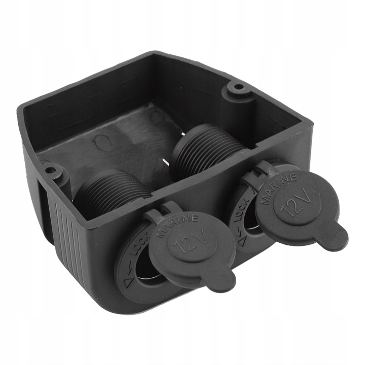 DOUBLE TRANSMISSION PRISE ALLUME-CIGARES AUTOMOBILE 12V-24V VERS GLACE AUTOMOBILE