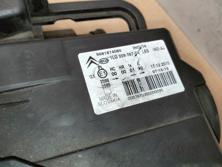 PHARE GAUCHE AVANT CITROEN C3 PICASSO ANNÉE 2008-2012 UK