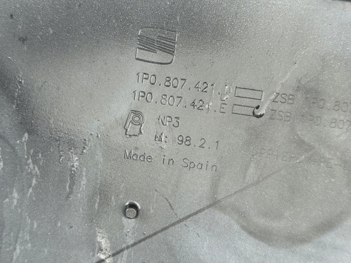 PARE-CHOCS ARRIÈRE ARRIÈRE SEAT LEON II MK2 1P0807421D 1P0807421E BLANC