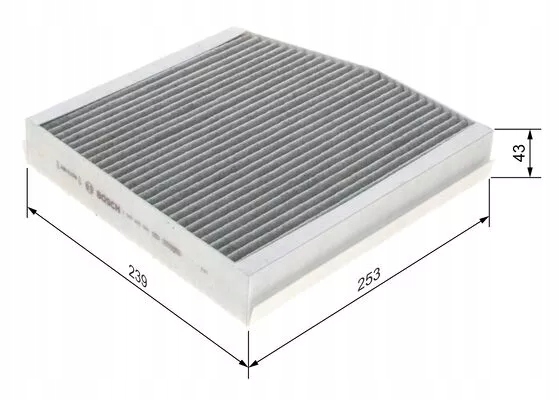FILTRE CABINES DB W176/W246 A/B-KLASA 2011- AVEC AKTYWNYM WEGLEM