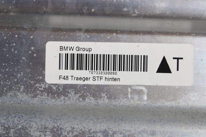 BMW X1 F48 POUTRE PARE-CHOCS ARRIÈRE 7332320 ARRIÈRE RENFORCEMENT ARRIÈRE 51 12 7332320