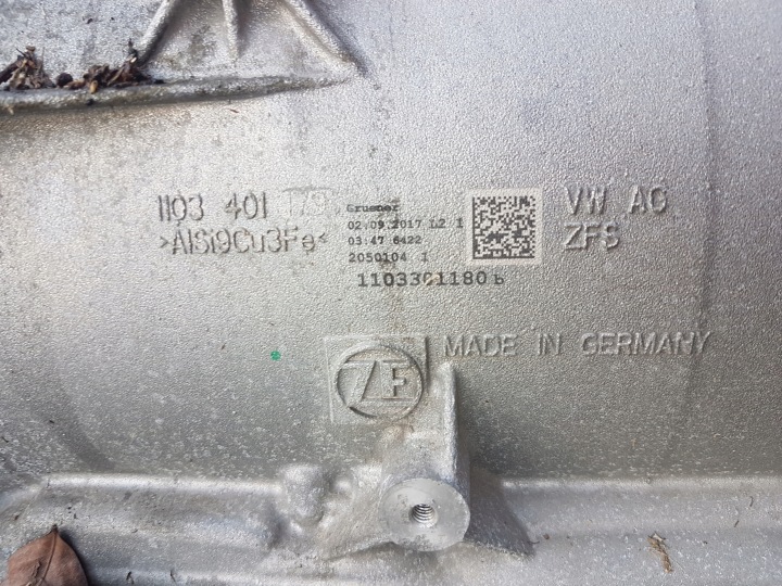 AUDI A5 8W 3.0 17- BOÎTE DE VITESSES AUTOMATE 7M15 CWG