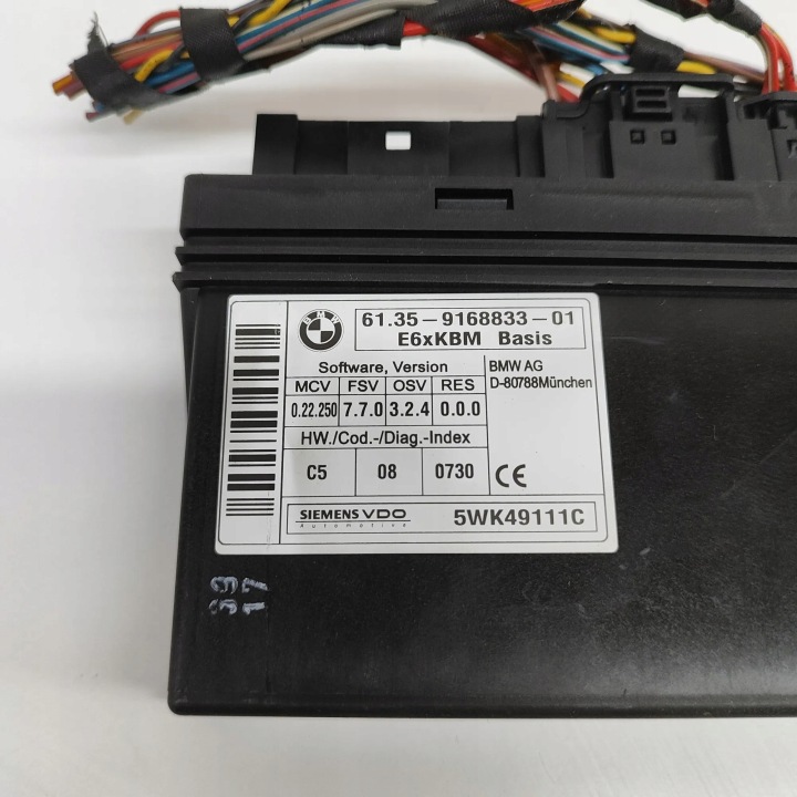 MODULE CONFORT BMW 6 (E63) 5WK49111C 28363000 3.0L 210KW 2007