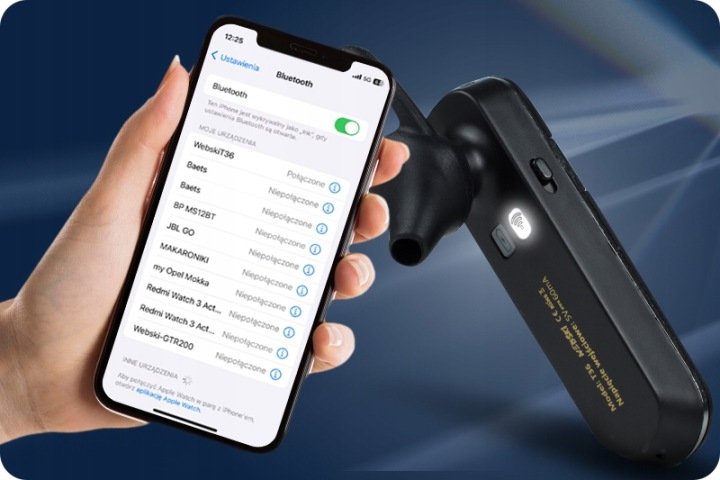 SANS FIL KIT SLUCHAWKOWY BLUETOOTH 5.2 WEBSKI T36