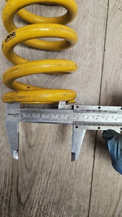 ORIGINALE RESSORT AMORTISSEUR ÖHLINS 580-16/64 250MM 64 N/MM 57MM