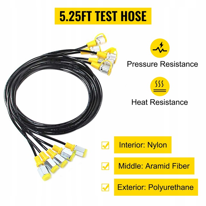 PROFESSIONAL SET FOR TESTOWANIA PRESSURE HYDRAULIC 13 ZLACZY 