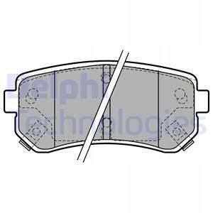 DELPHI LP1952 JUEGO ZAPATAS HAMULCOWYCH, FRENOS 