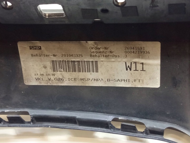 PARE-CHOCS AVANT AVANT BMW 4 I4 GRAN COUPÉ G26 KIT 8078573