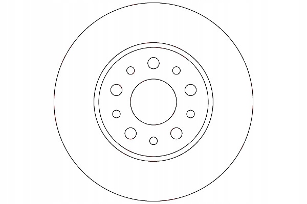 DISQUE FREIN FIAT ARRIÈRE 500L 0,9-1,4 1,3-1,6 D 12-
