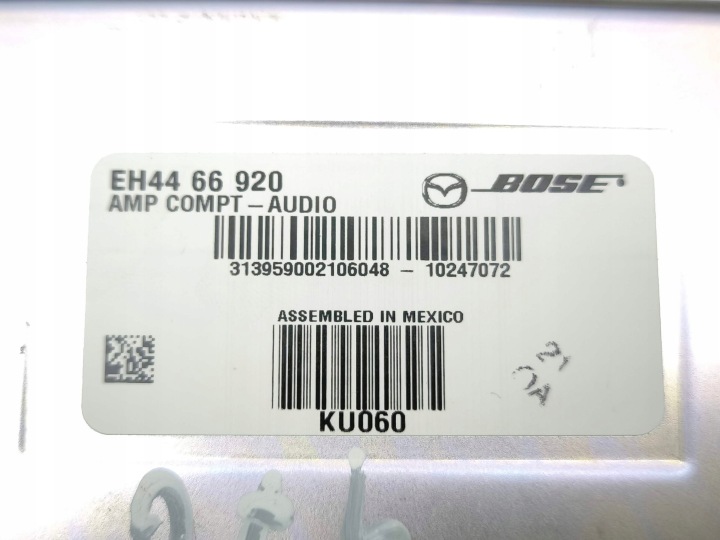 MAZDA CX-7 2011 AMPLIFICATEUR AUDIO