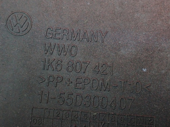 PARE-CHOCS ARRIÈRE ARRIÈRE VW VOLKSWAGEN GOLF V 5 1K6 HAYON 1K6807421