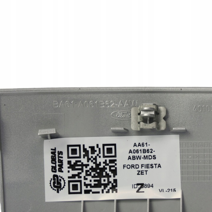 FORD FIESTA MK7 PANNEAU TABLEAU DE BORD INSTRUMENTATION ARGENTÉ MOONDUST SILVER ZJ