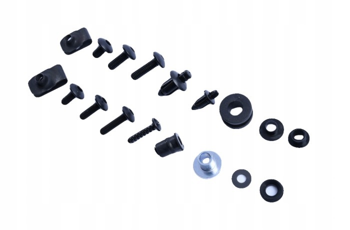 KIT FIXATION PARE-SOLEIL NOIR VERS KAWASAKI Z650 Z-650 ER650H 2017-2019