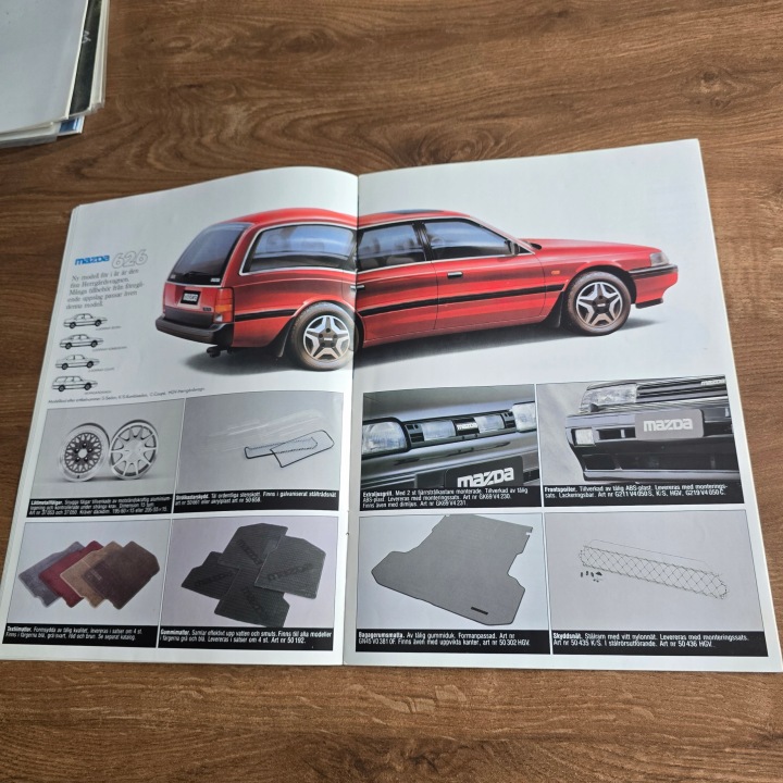 MAZDA 121 323 626 929 RX-7 B2000 B2600 ACCESSOIRES ADDITIFS TUNING 1988