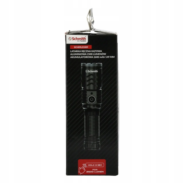 LAMPE DE POCHE ANGULAIRE AKUMULATOROWA 2500LM 2600MAH SCHMITH