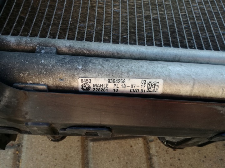 BMW G30 G31 PANNEAU AVANT RENFORCEMENT CZOLOEW RADIATEURS VENTILATEUR 2.0D