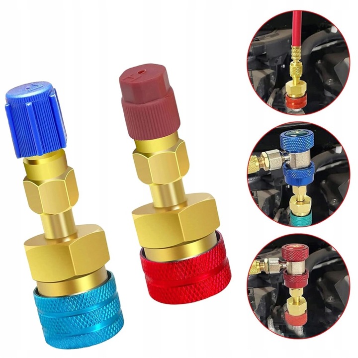 ADAPTATEUR HP/LP VERS NAPELNIANIA CLIMATISATION R1234YF SUR R134A