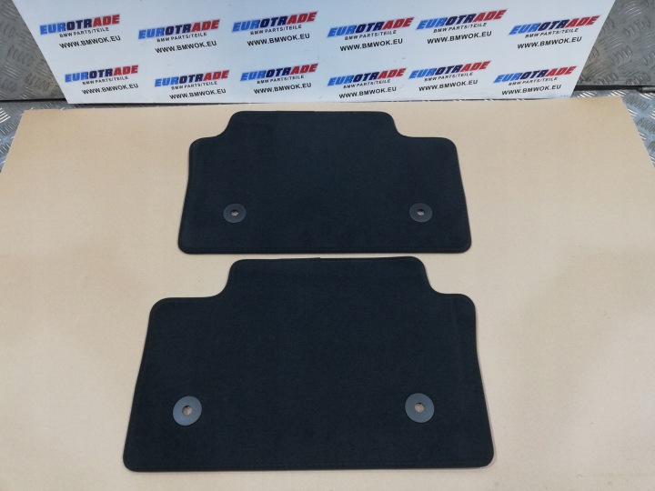 BMW 5 G60 G61 G90 G99 TAPIS DE SOL NOIR ANTHRAZIT VELOURS 5A36B50
