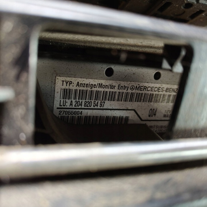 MERCEDES-BENZ C W204 2010 MONITEUR MONITEUR ÉCRAN