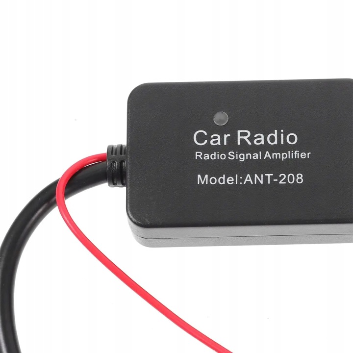 AMPLIFICATEUR SYGNALU ANTENOWEGO RADIO AUTOMOBILE AM FM 12V 88-108 MHZ