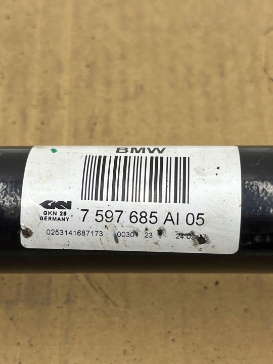 BMW 1 F20 F21 2017 ARRIÈRE CÔTÉ GAUCHE DEMI-ARBRE ARRIÈRE 7597685