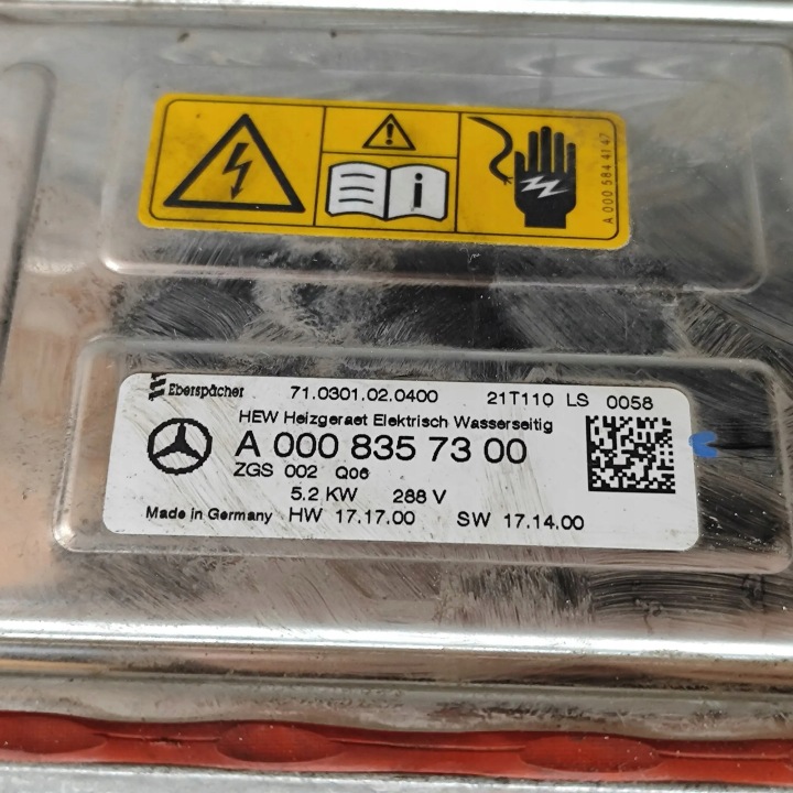MERCEDES-BENZ SPRINTER 3,5-T VAN 907, 910 ÉLECTRIQUE CHAUFFAGE LIQUIDE