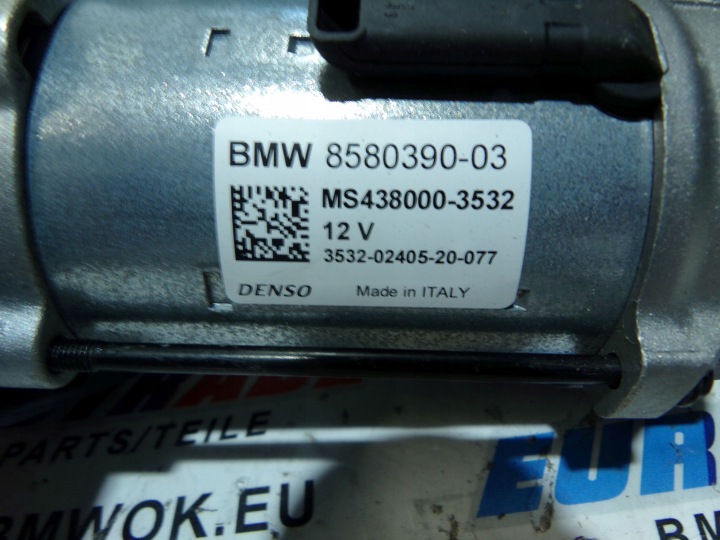 BMW F39 F40 F44 F45 F46 F48 B38 B47 B48 DÉMARREUR 8580390 929KM