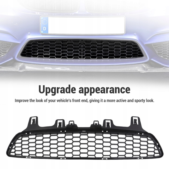 AVANT PARE-CHOCS INFÉRIEURE GRILLE GRILLE 51118054294 MAT NOIRE COUVERCLE WN