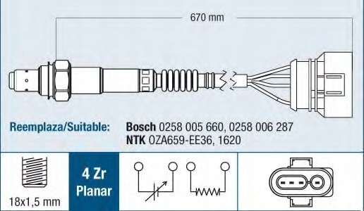 SONDA LAMBDA AUDI 