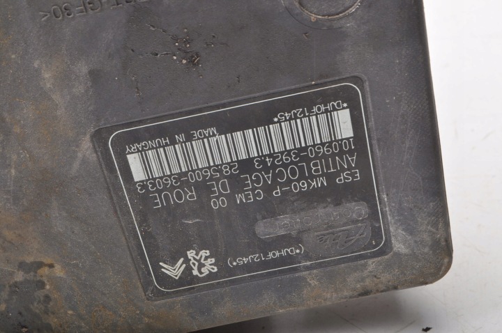 CITROEN DS3 C3 II POMPE ABS 9666999580