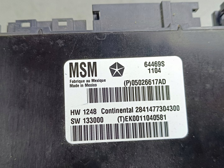2015 JEEP GRAND CHEROKEE MODULE SIÈGES 64469S