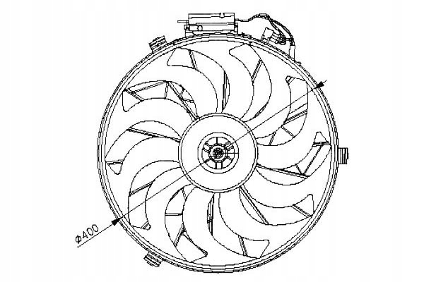 FAN RADIATOR BMW 5 E34 NRF photo 2 - milautoparts-fr.ukrlive.com