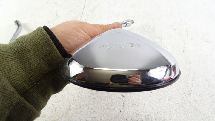 P124 RÉTROVISEURS CHROME ROND M8 M10 KAWASAKI VN VULCAN 1500 800 750 EN 500