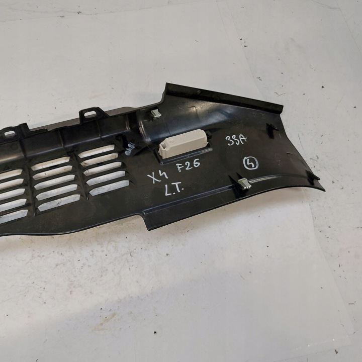 BMW X4 F26 G01 PROTECTION COLLECTEUR ÉTAGÈRES COUVERCLES DE COFFRE GAUCHE 7337581