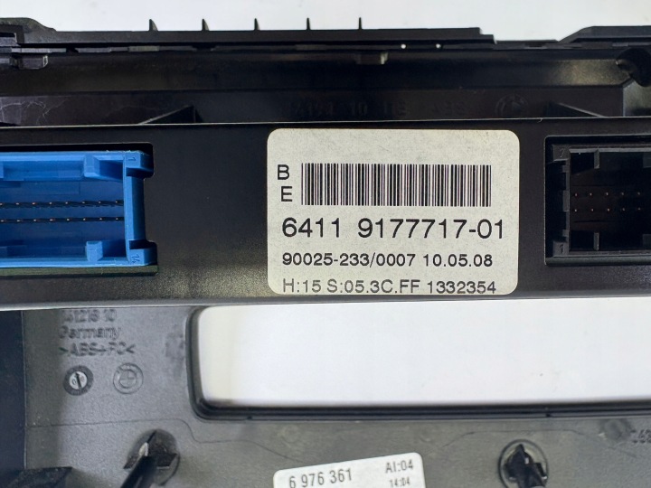PANNEAU CLIMATISATION CONDUIT D'AIR BMW E60 E61 9177717
