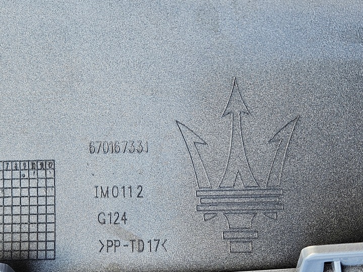 PARE-CHOCS AVANT SPOILER DOUBLURE MASERATI GRECALE I 1 M182 670167331