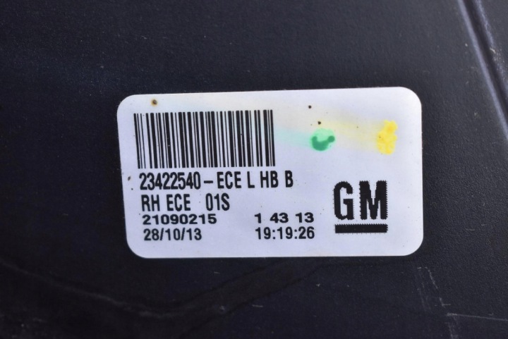 PHARE DROITE ARRIÈRE ARRIÈRE 21090215 OPEL INSIGNIA A HAYON LIFT 13-20