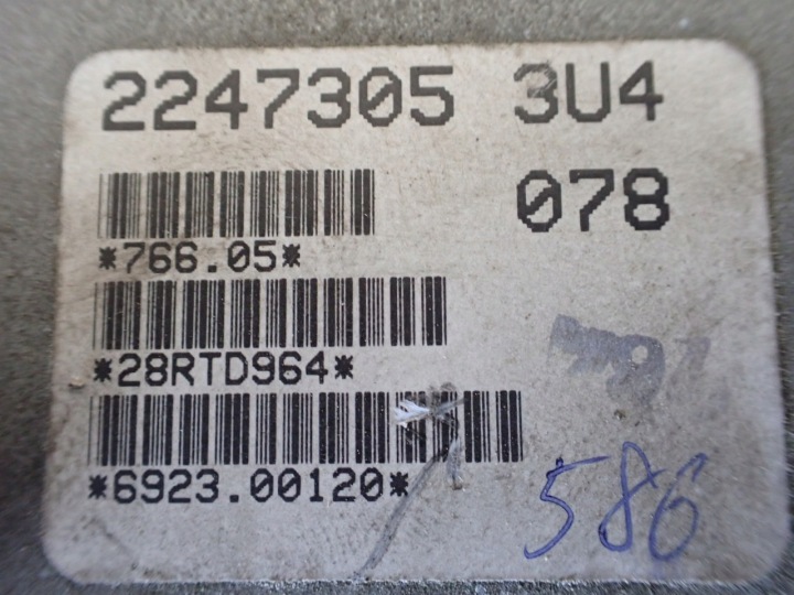 ORDINATEUR MOTEUR BMW E36 318 TDS UNIVERSEL 1.7 0281001243