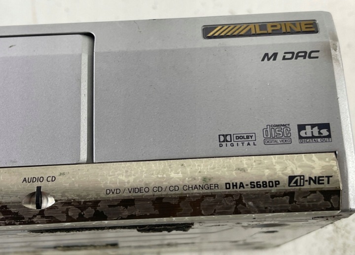 AUDI Q7 4L CAYENNE 7L 05-10 CHANGEUR CD ALPINE DHA-S680P